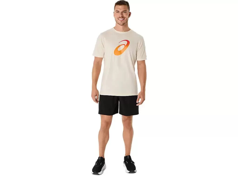 unisex kurzarm t-shirt mit farbverlauf und spirale