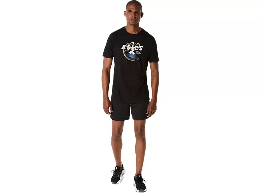 unisex asics outdoor kurzarm-t-shirt