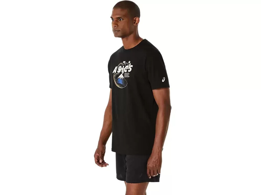 unisex asics outdoor kurzarm-t-shirt