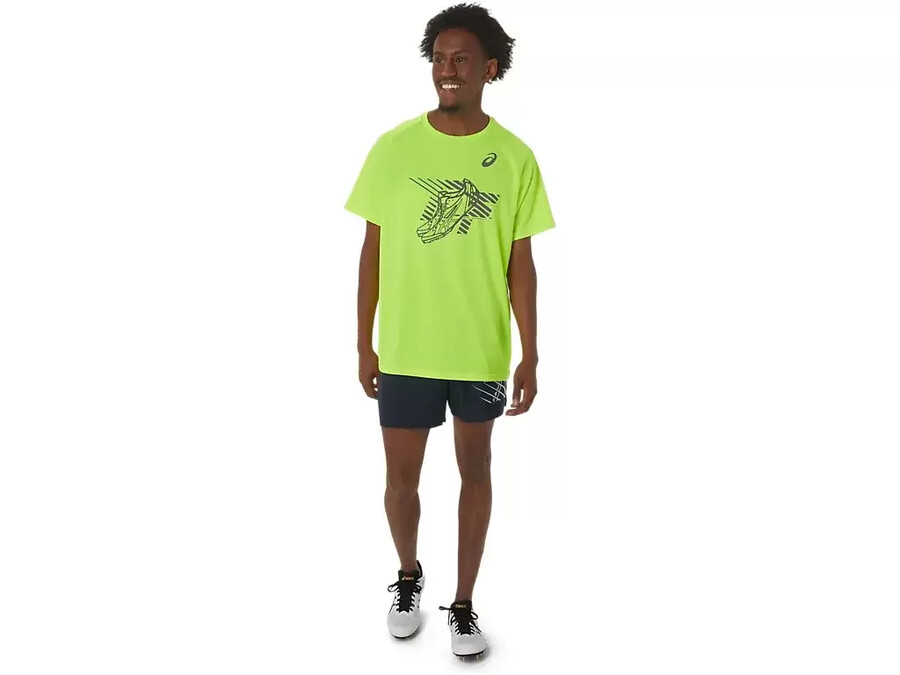 herrenschuhe grafisches kurzarm-top